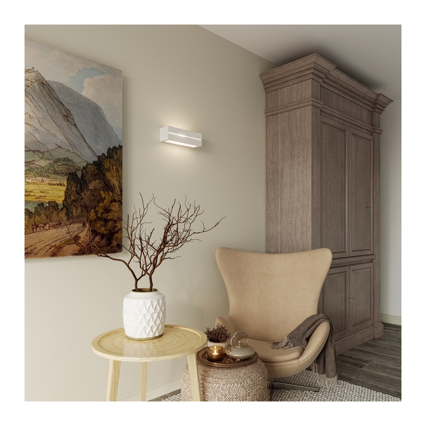 Sollux SL.0231 - Väggbelysning VEGA LINE 1xE27/60W/230V vit