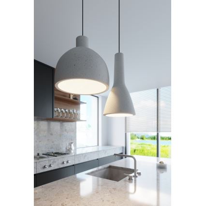 Taklampa på kabel EMPOLI 1xE27/15W/230V betong
