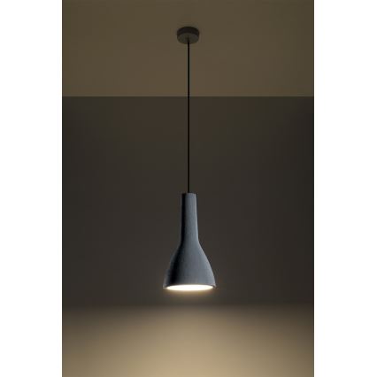Taklampa på kabel EMPOLI 1xE27/15W/230V betong
