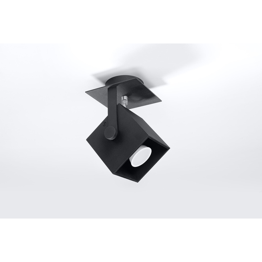 Sollux SL.0319 - Spotlight CEDRA 1 1xGU10/40W/230V svart