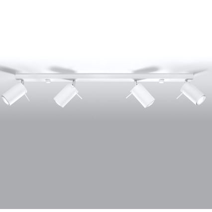 Spotlight RING 4L 4xGU10/10W/230V vit