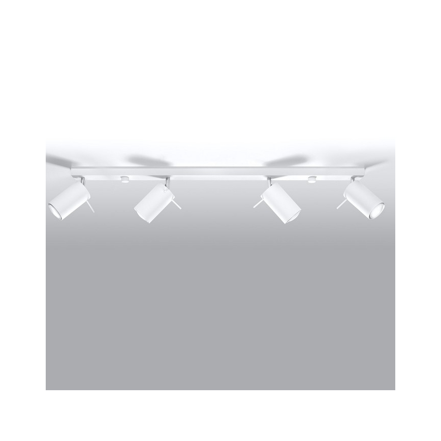 Spotlight RING 4L 4xGU10/10W/230V vit