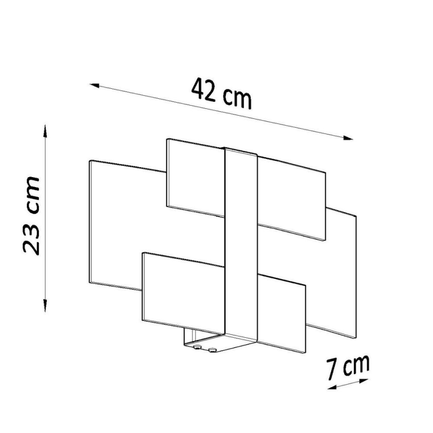 Vägglampa CELIA 2xG9/40W/230V skinande krom/vit