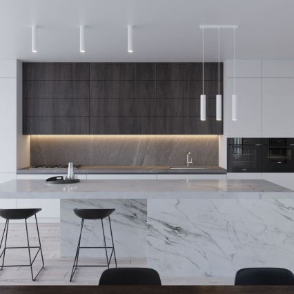 Spotlight LAGOS 1xGU10/10W/230V 30 cm vit