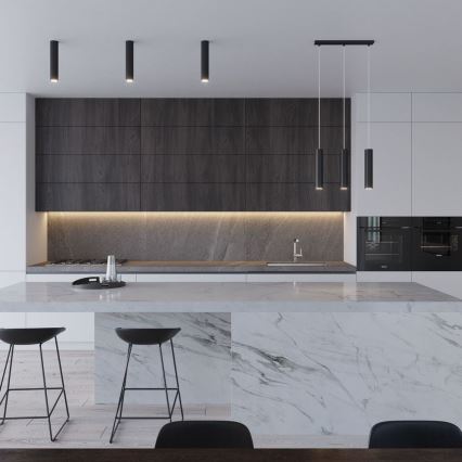 Spotlight LAGOS 1xGU10/10W/230V 30 cm svart