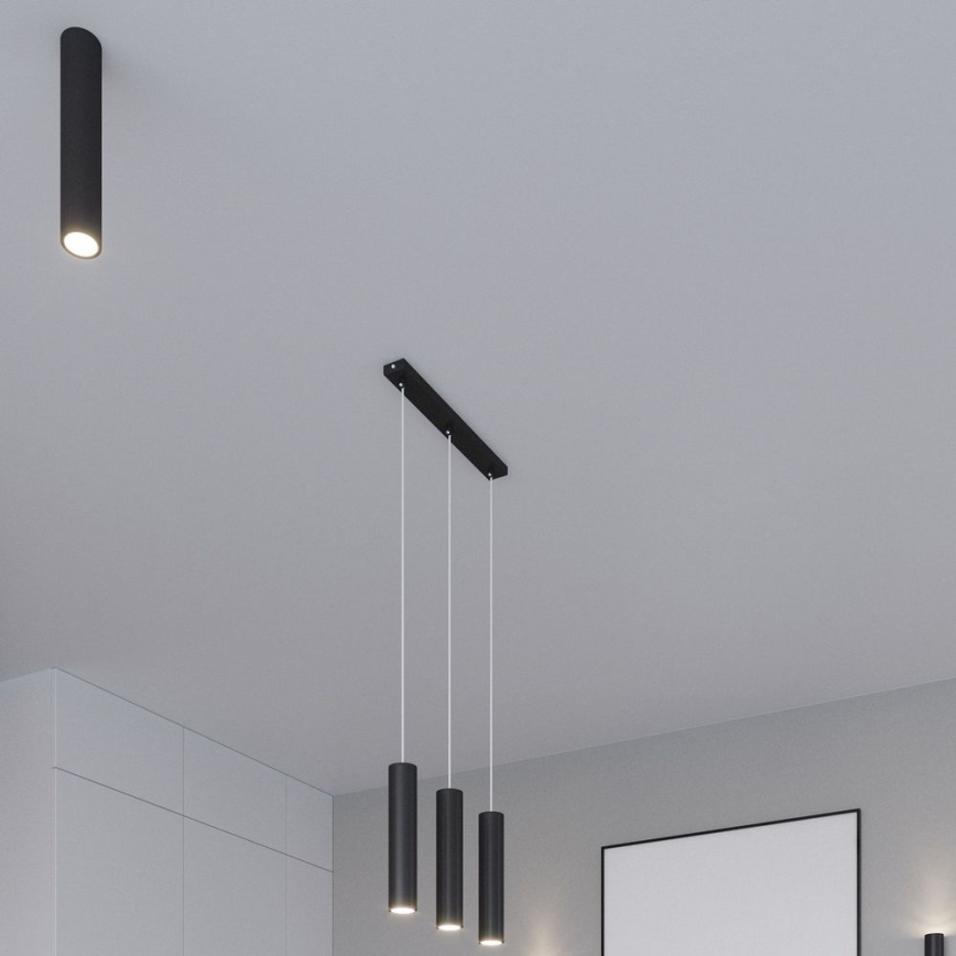 Spotlight LAGOS 1xGU10/10W/230V 30 cm svart