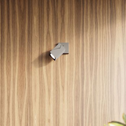 Väggmonterad spotlight MERIDA 1xGU10/40W/230V grå