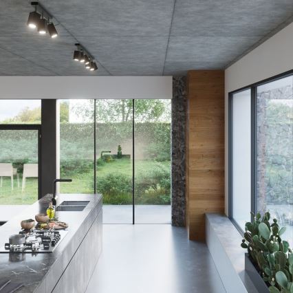 Spotlight MERIDA 6xGU10/40W/230V svart