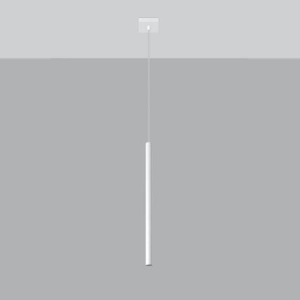 Ljuskrona med textilsladd PASTELO 1xG9/8W/230V vit