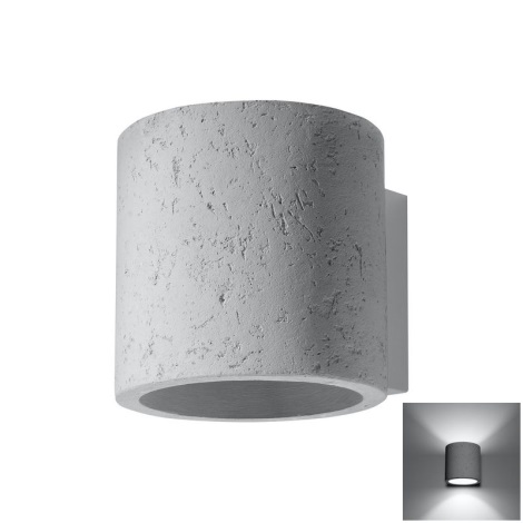 Sollux SL.0486 - Väggbelysning ORBIS 1xG9/40W/230V beton