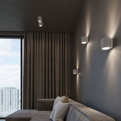 Väggspotlight ORBIS 1xG9/40W/230V betong