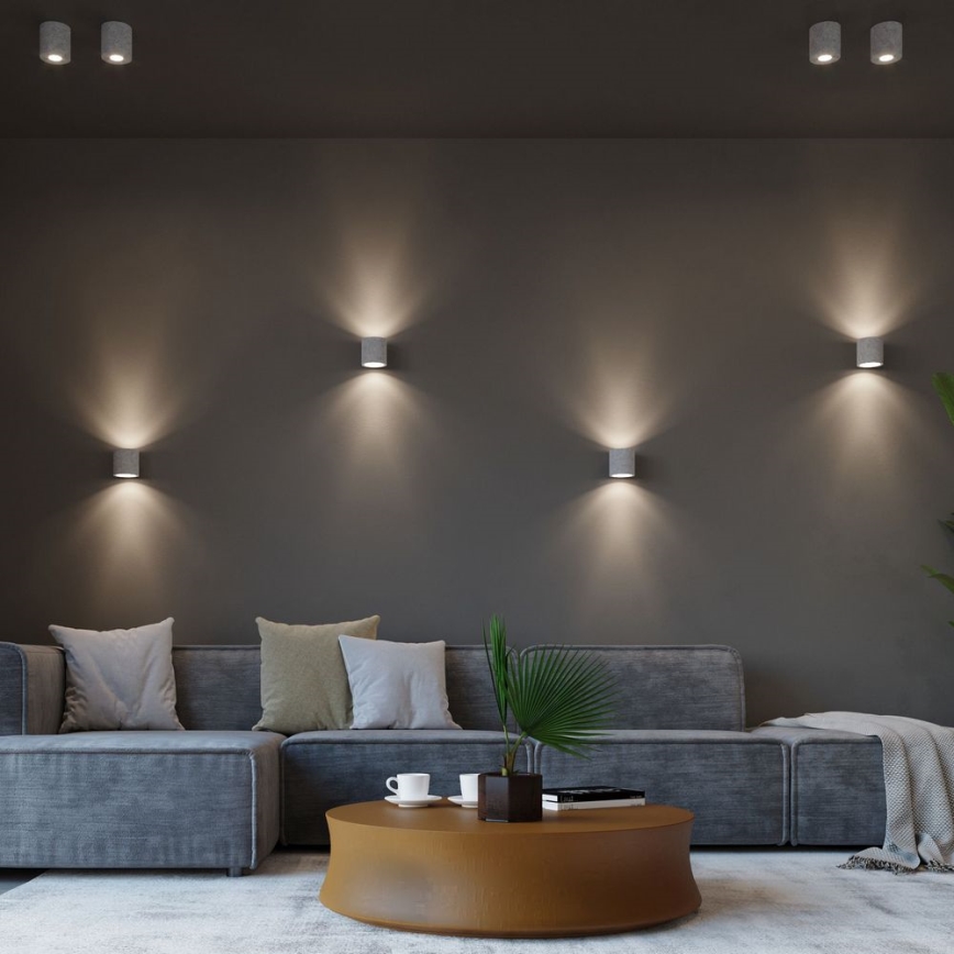 Väggspotlight ORBIS 1xG9/40W/230V betong