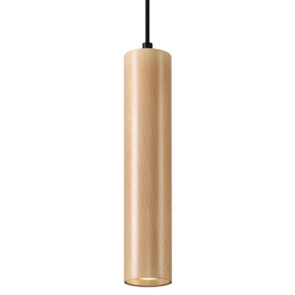 Ljuskrona med textilsladd LINO 1xGU10/40W/230V bok