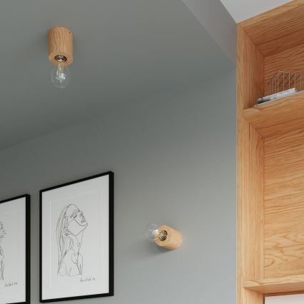 Taklampa SALGADO 1xE27/15W/230V bok