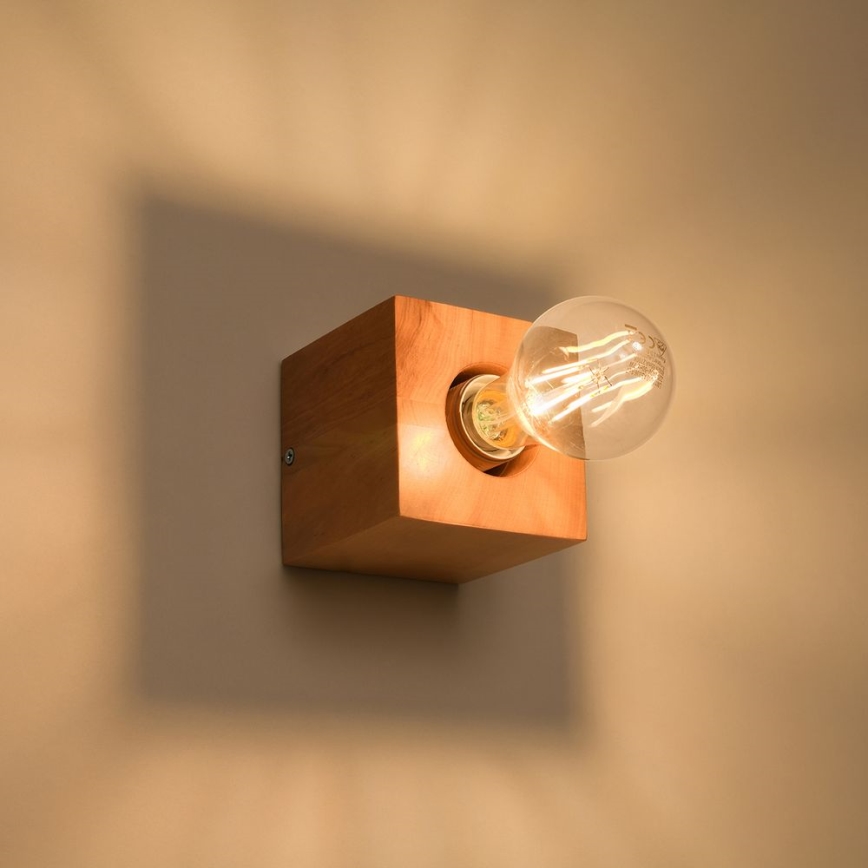 Vägglampa ABEL 1xE27/15W/230V bok