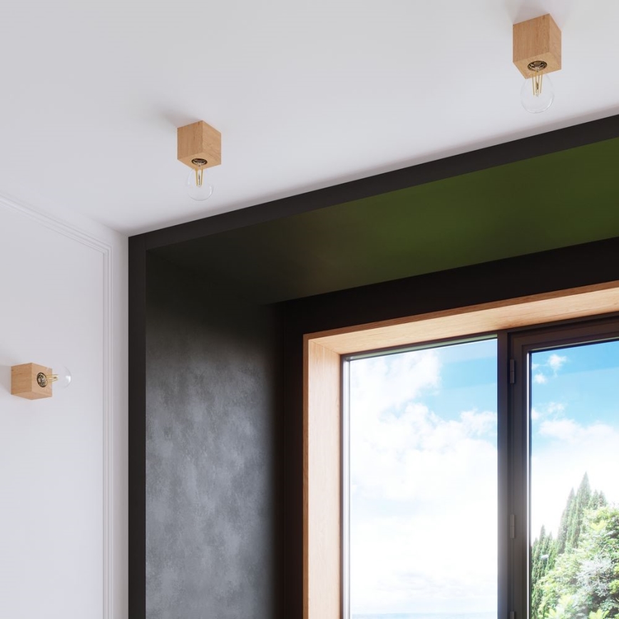 Vägglampa ABEL 1xE27/60W/230V bok