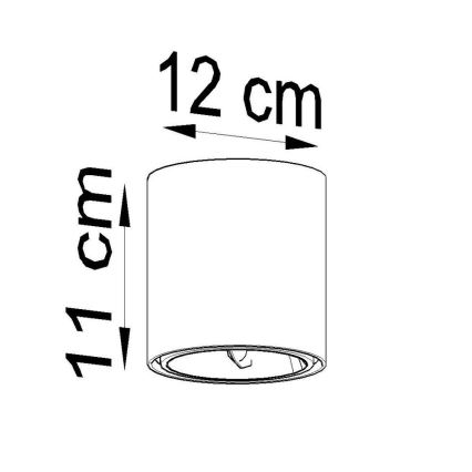 Spotlight TIUBE1xGU10-AR111/10W/230V