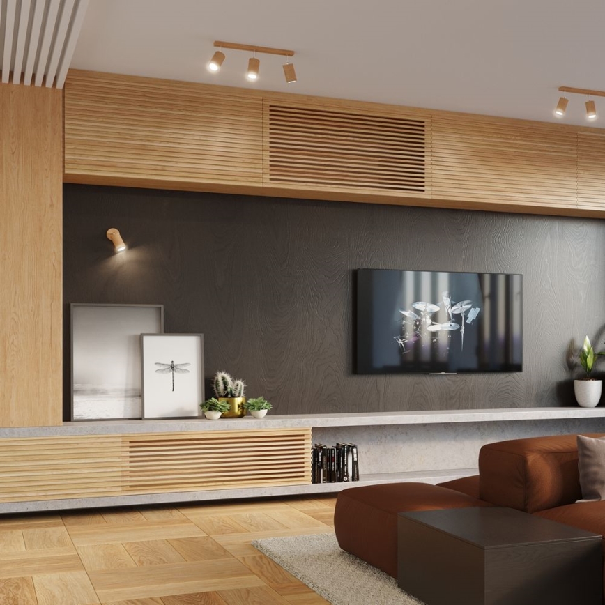 Väggspotlight BERGE 1xGU10/40W/230V bok