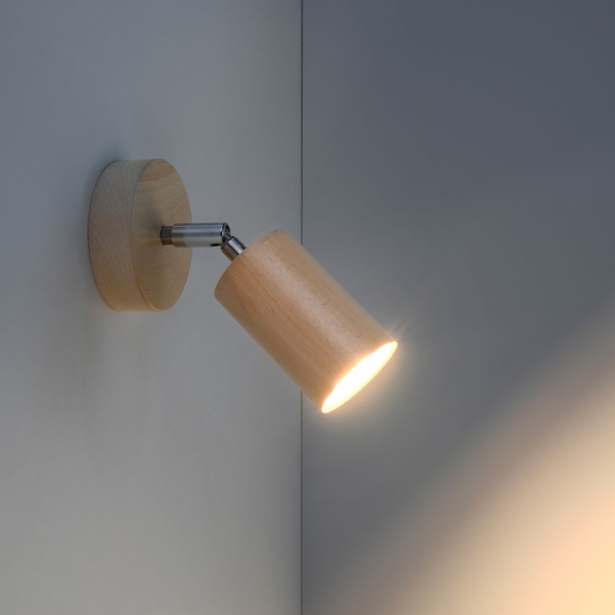 Väggspotlight BERGE 1xGU10/40W/230V bok