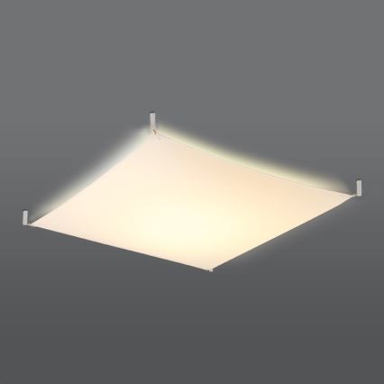 LED takarmatur LUNA 4xG13/8,5W/230V 105x105 cm vit