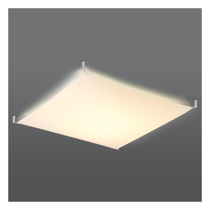 LED-takarmatur LUNA 6xG13/8,5W/230V 140x140 cm vit