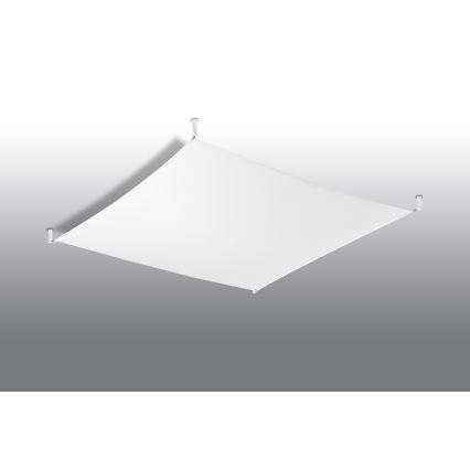 LED-takarmatur LUNA 6xG13/8,5W/230V 140x140 cm vit