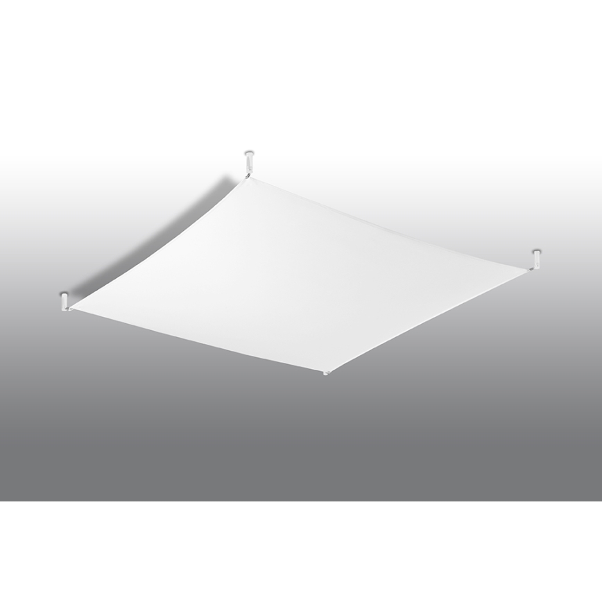LED-takarmatur LUNA 6xG13/8,5W/230V 140x140 cm vit