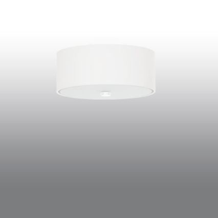 Taklampa SKALA 3xE27/60W/230V diameter 30 cm vit