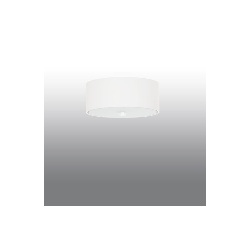 Taklampa SKALA 3xE27/60W/230V diameter 30 cm vit