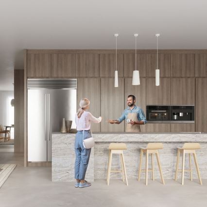 Ljuskrona med textilsladd GULCAN 1xE27/15W/230V