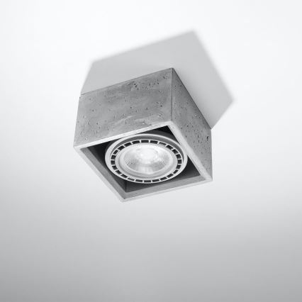 Taklampa QUATRO AR111 1xGU10/40W/230V betong