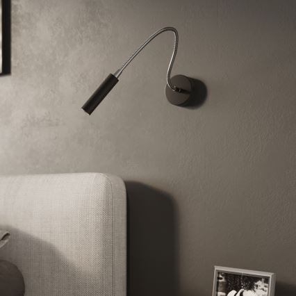 Flexibel liten lampa AXIL 1xG9/12W/230V svart