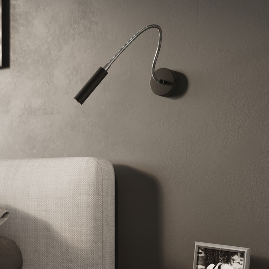 Flexibel liten lampa AXIL 1xG9/12W/230V svart