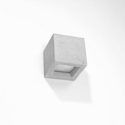 Vägglampa  LEO 1xG9/40W/230V konkret