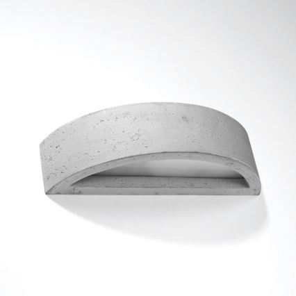 Vägglampa  ATENA 1xE27/60W/230V konkret