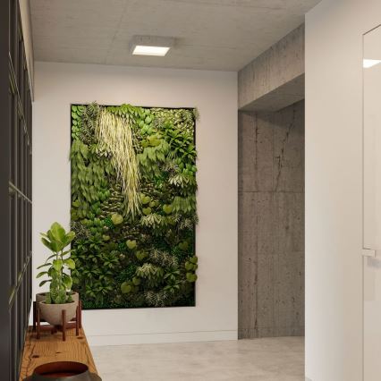 LED taklampa  RIZA LED/18W/230V konkret