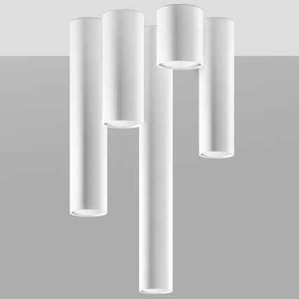 Spotlight LAGOS 1xGU10/10W/230V 10 cm vit