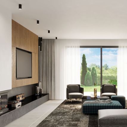 Spotlight LAGOS 1xGU10/10W/230V 40 cm svart