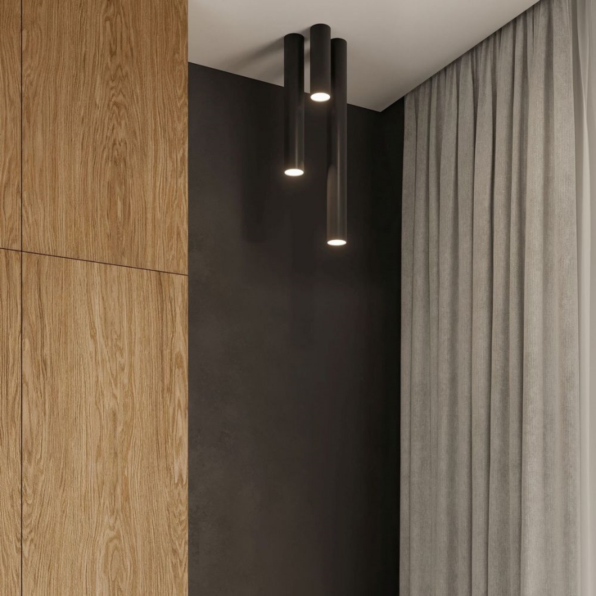Spotlight LAGOS 1xGU10/10W/230V 60 cm svart