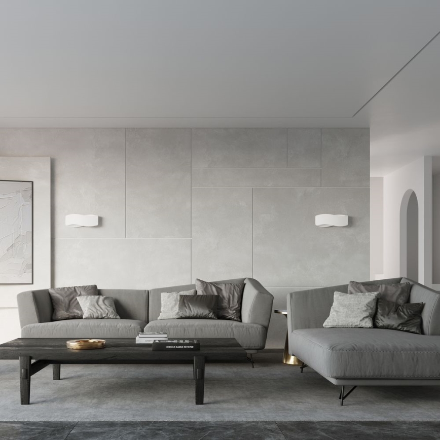 Vägglampa  TILA 2xG9/40W/230V 40 cm vit