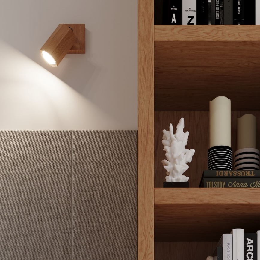 Vägg spotlight  ZEKE 1xGU10/40W/230V ek