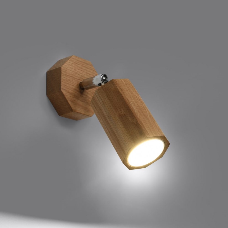 Vägg spotlight  ZEKE 1xGU10/40W/230V ek