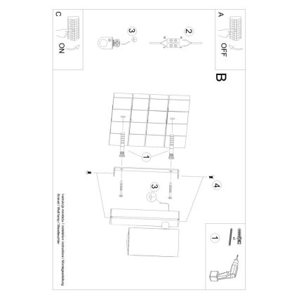 Vägglampa  UTTI 1xGU10/40W/230V vit
