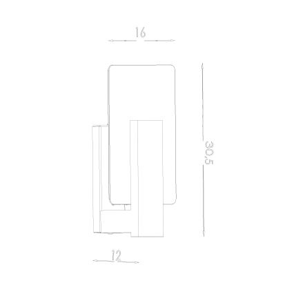 Vägglampa LAPPO 1xE14/10W/230V vit