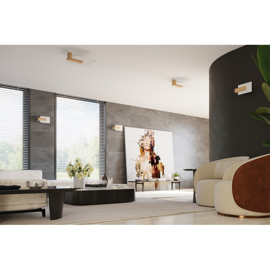Taklampa LAPPO 2xE27/15W/230V beige
