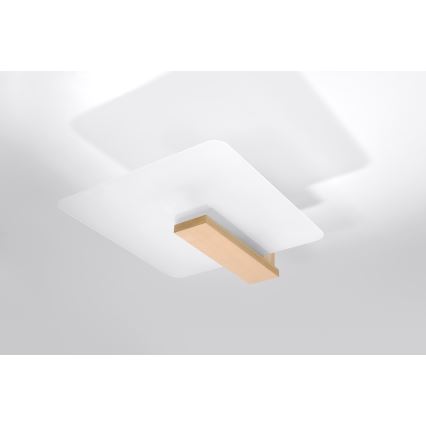 Taklampa LAPPO 2xE27/15W/230V beige