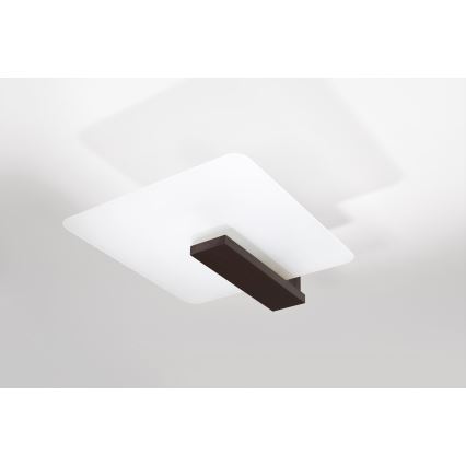 Taklampa LAPPO 2xE27/15W/230V wenge