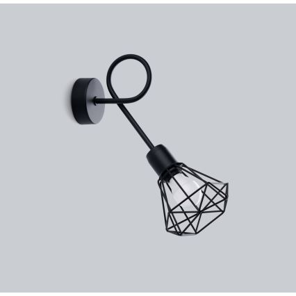 Vägglampa ARTEMIS 1xE14/40W/230V svart