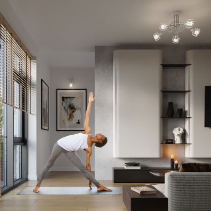 Väggmonterad spotlight BELUCI 1xE14/40W/230V vit