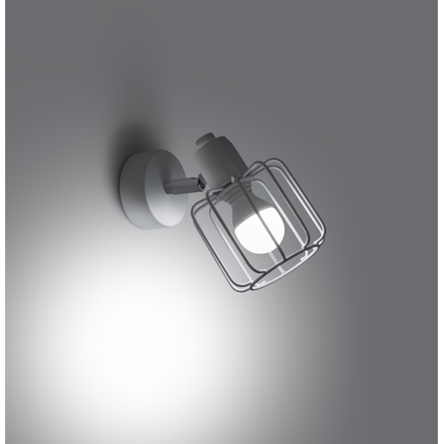 Väggmonterad spotlight BELUCI 1xE14/40W/230V vit